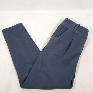 Lululemon Stress Less Pant Sz 6 Pleated Navy Blue Slacks